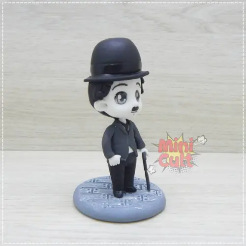 Mini Cult Carlitos / Charlie Chaplin (tons de Cinza)