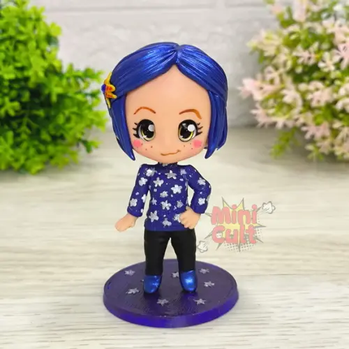 Mini Cult Coraline Jones com Suéter de Estrelas- Coraline