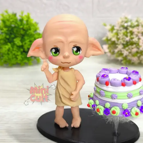Mini Cult Dobby Levitando o Bolo - Harry Potter