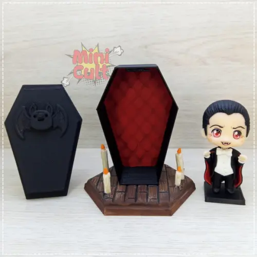Mini Cult Drácula com Caixão Interativo