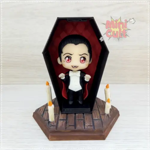 Mini Cult Drácula com Caixão Interativo