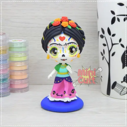 Mini Cult Frida Kahlo Catrina / Dia de Los Muertos