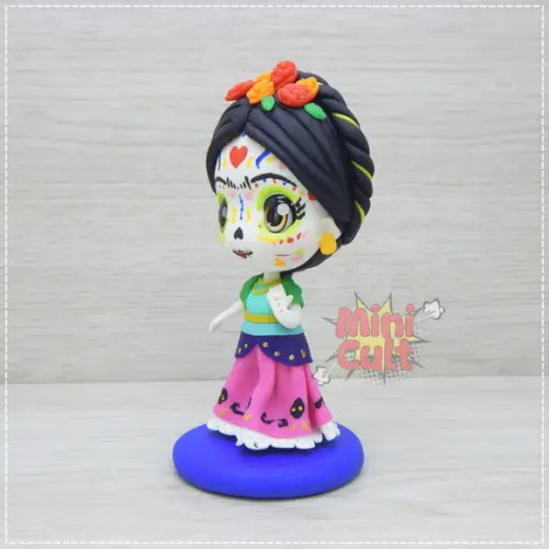 Mini Cult Frida Kahlo Catrina / Dia de Los Muertos