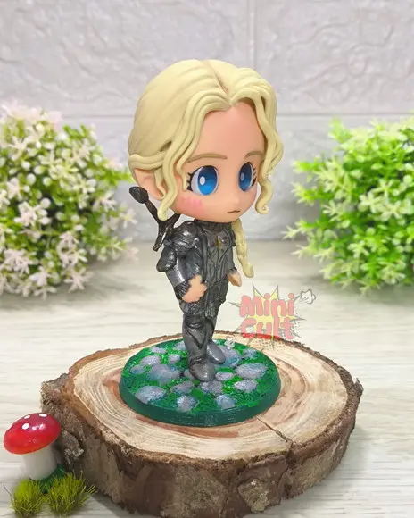 Mini Cult Galadriel com Armadura - os Anéis do Poder
