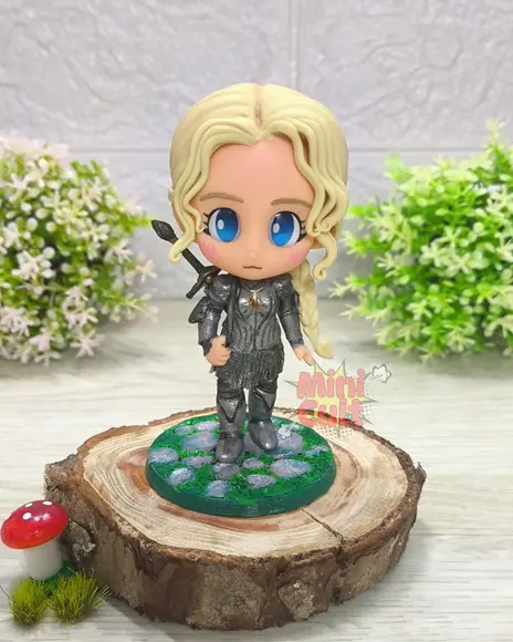 Mini Cult Galadriel com Armadura - os Anéis do Poder