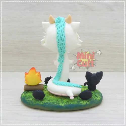 Mini Cult Haku + Calcifer + Jiji + Fuligens - Studio Ghibli