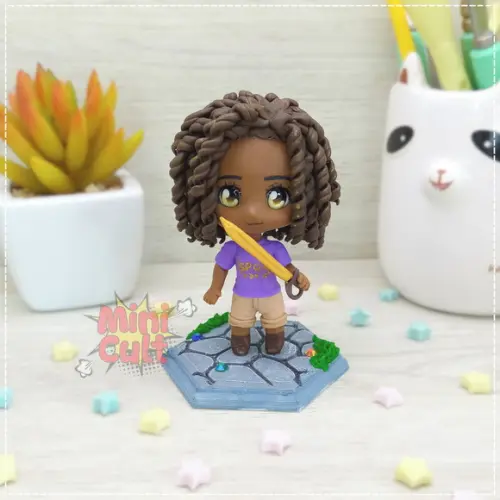 Mini Cult Hazel Levesque - os Heróis do Olimpo