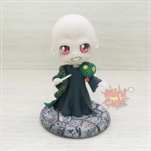Mini Cult Lord Voldemort com Nagini - Harry Potter
