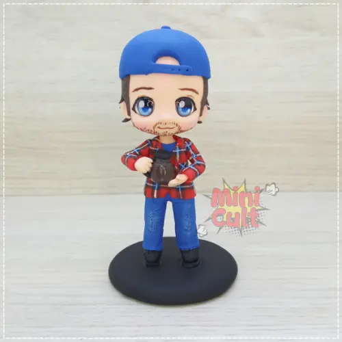 Mini Cult Luke Danes Servindo Café - Gilmore Girls