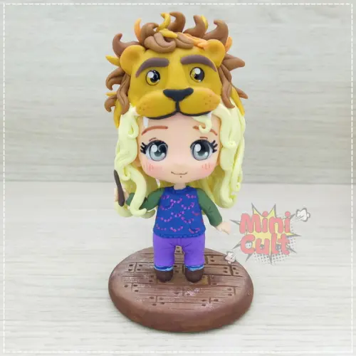 Mini Cult Luna Lovegood com Chapéu de Leão - Harry Potter