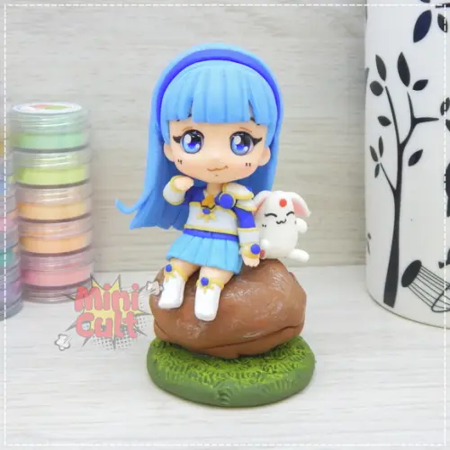 Mini Cult Marine + Mokona - Guerreiras Mágicas de Rayearth