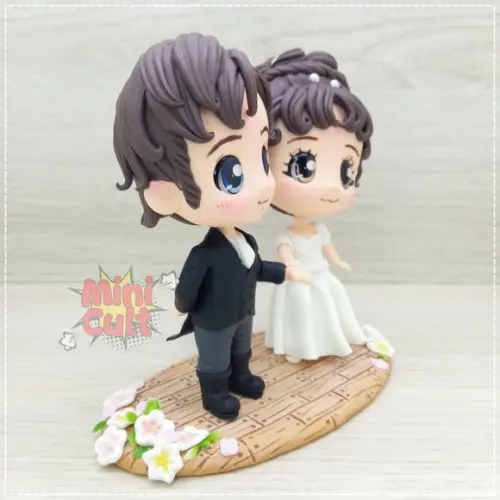 Mini Cult Mr. Darcy e Lizzy Bennet - Orgulho e Preconceito