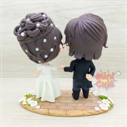 Mini Cult Mr. Darcy e Lizzy Bennet - Orgulho e Preconceito