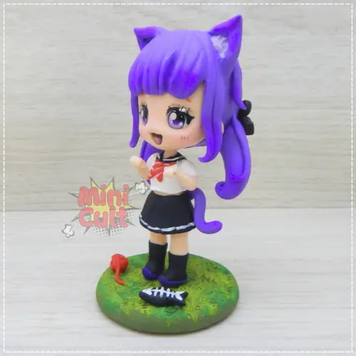 Mini Cult Nekomimi / Menina Gato Personalizada