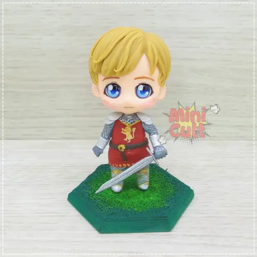 Mini Cult Pedro Pevensie Com armadura - As Crônicas de Nárnia