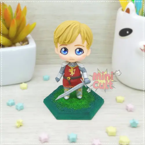 Mini Cult Pedro Pevensie Com armadura - As Crônicas de Nárnia