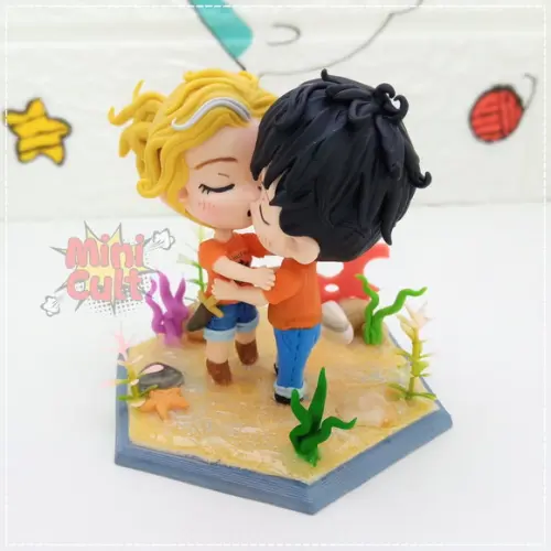 Mini Cult Percy e Annabeth na Água - Percy Jackson