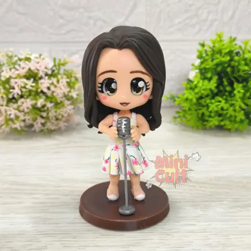 Mini Cult Personalizado / Pessoa Comum com Microfone