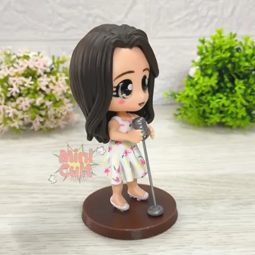 Mini Cult Personalizado / Pessoa Comum com Microfone
