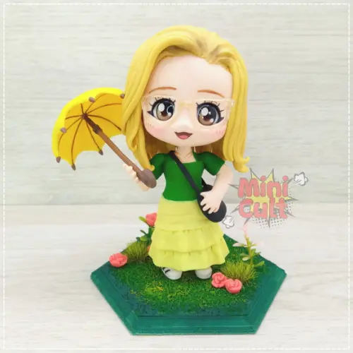 Mini Cult Personalizado com Guarda-chuva Amarelo