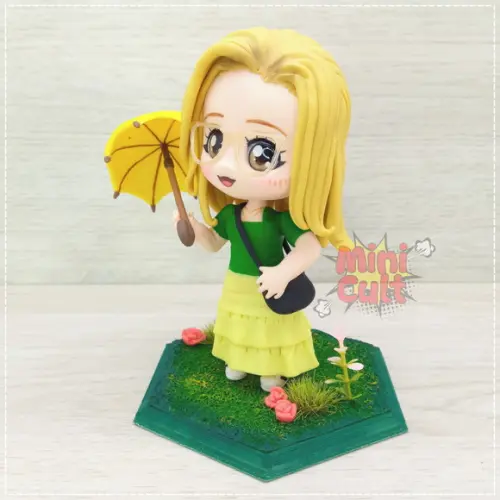 Mini Cult Personalizado com Guarda-chuva Amarelo