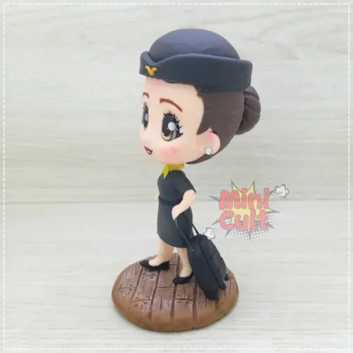 Mini Cult Personalizado Comissária de Vôo