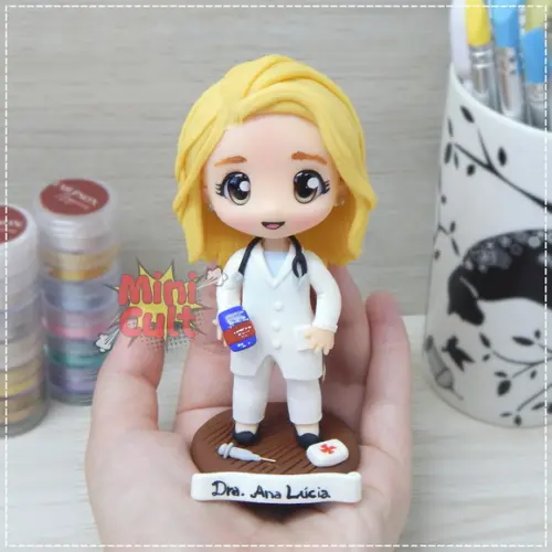 Mini Cult Personalizado Profissões / Médica