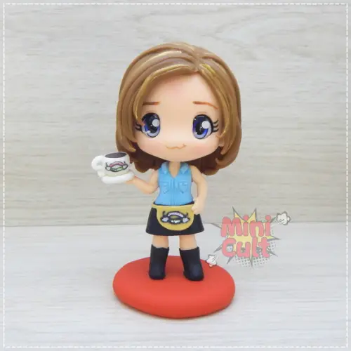 Mini Cult Rachel Green Servindo Café - Friends