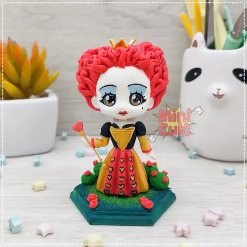 Mini Cult Rainha de Copas - Alice no País das Maravilhas (Tim Burton)