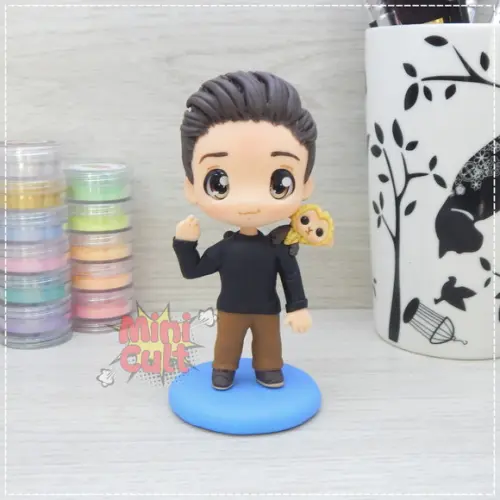 Mini Cult Ross Geller e Marcel - Friends