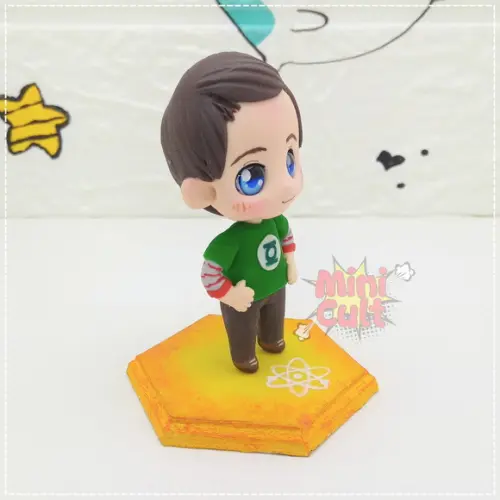 Mini Cult Sheldon Cooper (camisa Verde)- The Big Bang Theory