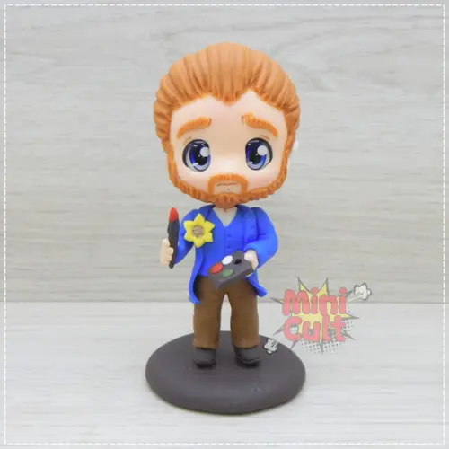 Mini Cult Vincent Van Gogh com Pincel e Godê