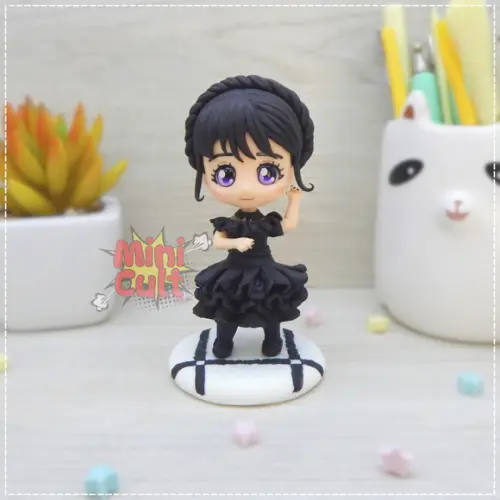 Mini Cult Wandinha Addams na Cena de Dança - Wednesday
