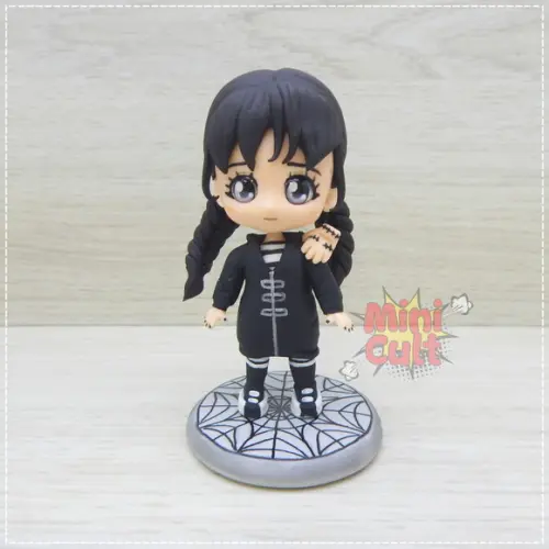 Mini Cult Wandinha e Mãozinha Addams - Wednesday
