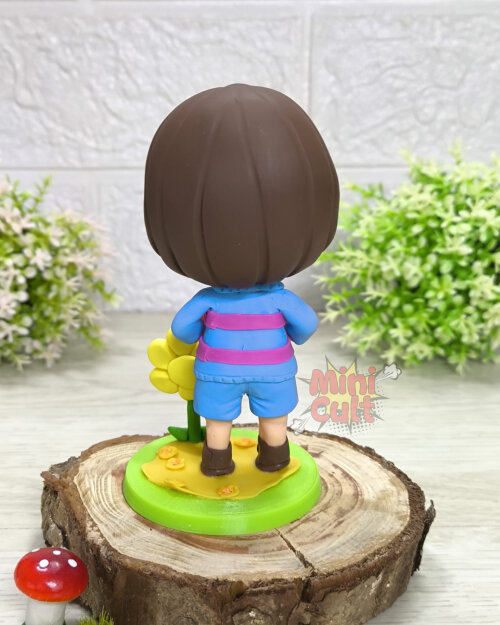 Mini Cult Frisk + Flowey - Undertale