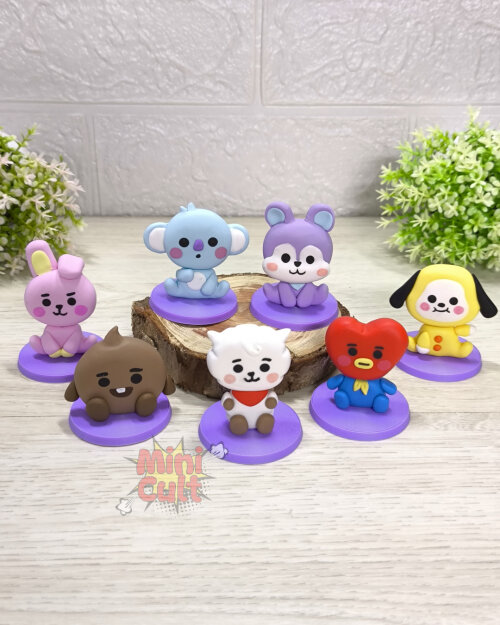 Kit Fofitos Kawaii BT21