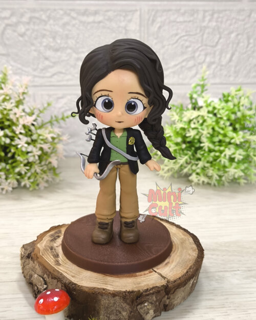 Mini Cult Katniss Everdeen (Livros) - Jogos Vorazes | Artesanou