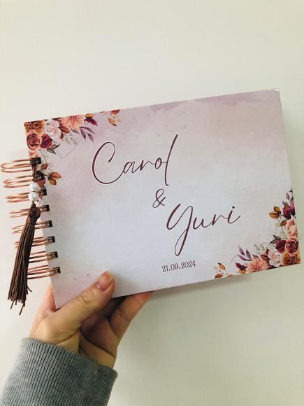Caderno Mensagens/assinatura Casamento