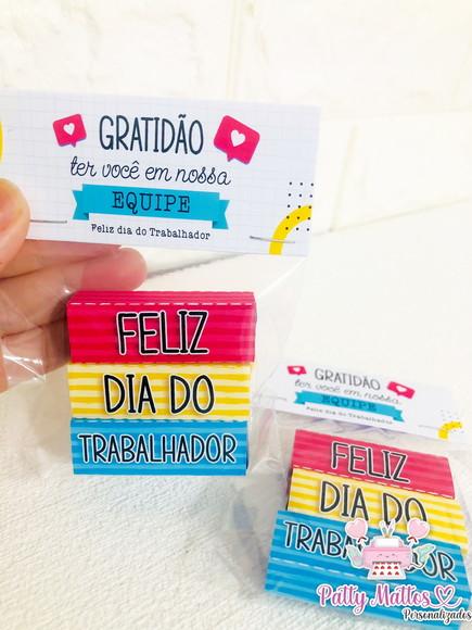 Lembrancinha Dia do Trabalhador - Pronta Entrega