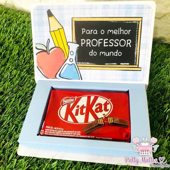 Lembrancinha Dia dos Professores - Caixa Kitkat