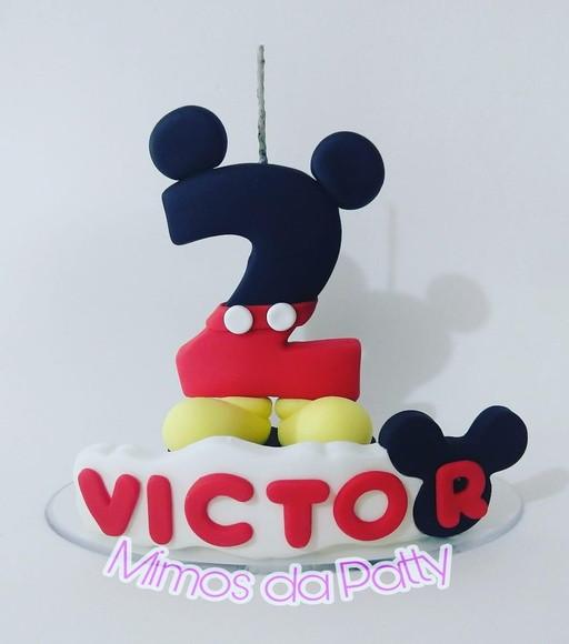 Vela Mickey de Biscuit
