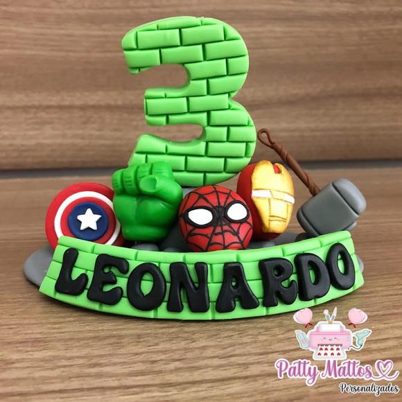 Vela Super Heróis Biscuit