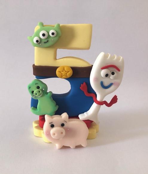 Vela Toy Story em Biscuit