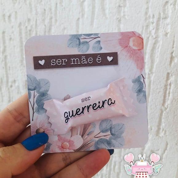 Lembrancinha Dia das Mães - Card com Balinha