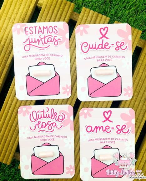Lembrancinha Card com Mensagens em Capsula -dia das Mães