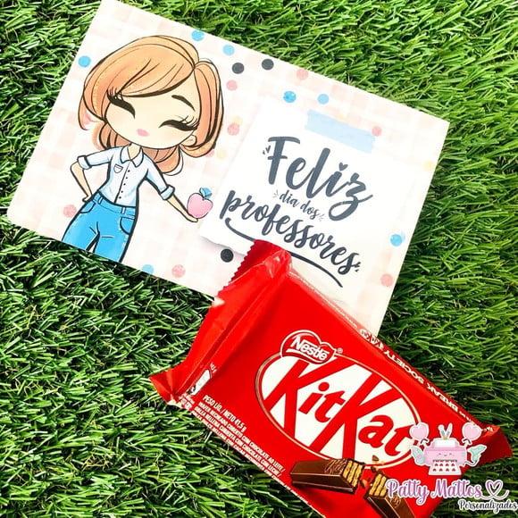 Lembrancinha Dia dos Professores - Caixa Kitkat