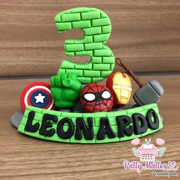Vela Super Heróis Biscuit