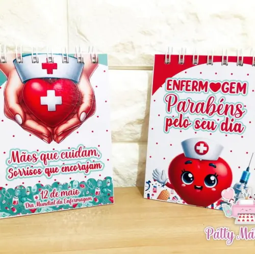 Bloquinho de Notas Dia da Enfermagem