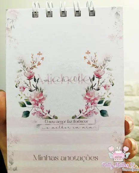 Bloquinho de Notas Dia das Mães