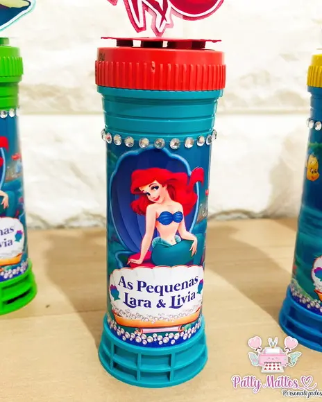 Bolha de Sabão Personalizada Fundo do Mar